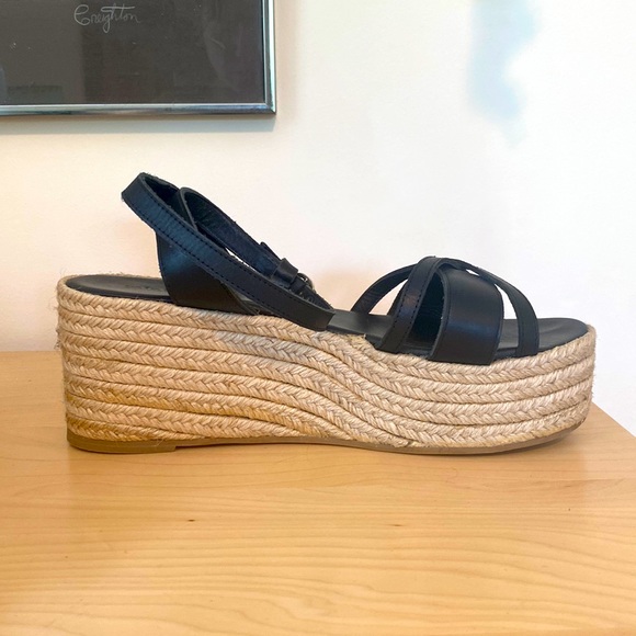 MINT & ROSE Cora Negro Espadrilles - Picture 1 of 4